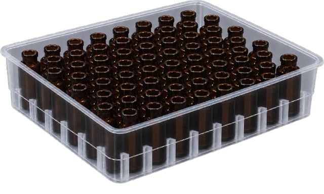 30 ml amber RTU vials in a PP nest
